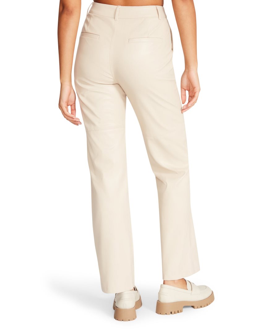 Pantalones Steve Madden Abby Mujer Creme | ES DCS286